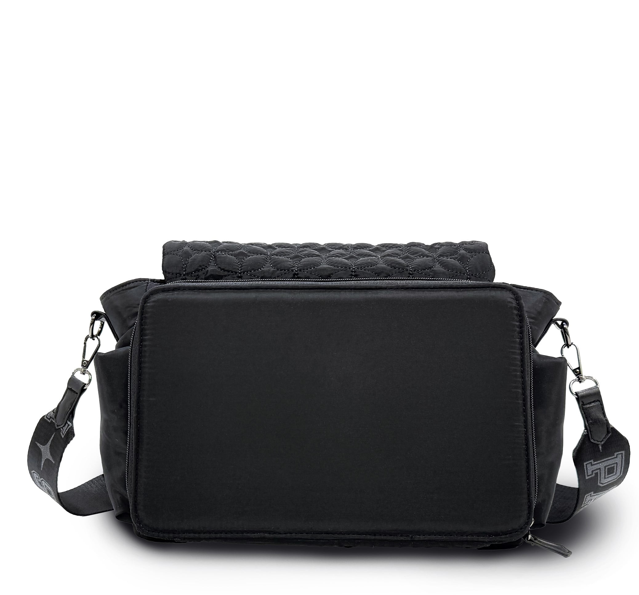 Paris Hilton Messenger Crossbody Baby Diaper Bag Black