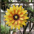 thumbnail image 3 of Pared De Flores De Metal, Decoración De Arte De Pared, Decoración De Girasol Colgante 3D Para Dormitorio, Sala De Estar, Oficina, Decoración Del Hogar Eigraketly HA044079-02, 3 of 6