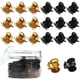 thumbnail image 4 of Mini pinzas para el Cabello Hugo Marrón Negro Cabello de mujer, 4 of 9