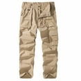 thumbnail image 2 of Kalauyu Men's Cargo Pants, Pants Casual Work Hiking Ripstop Work Pants with Pockets, 2 of 8