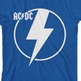 thumbnail image 2 of ACDC Thunderbolt Icon Crew Neck Short Sleeve Royal Blue Boy's T-shirt
-XS, 2 of 3