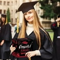thumbnail image 5 of yulier Graduation Card Box, Graduation Decorations Graduation Box Congrats Grad Card Box Graduation Gift Graduation Party Favors Decor Party Supplies, Red, 5 of 6