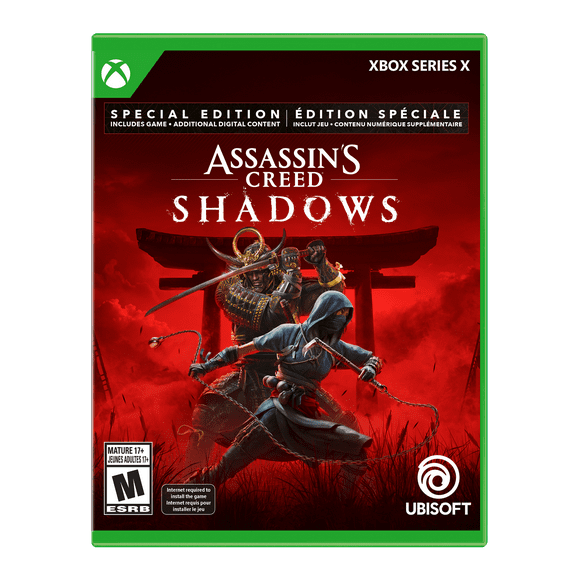 Assassins Creed Shadows: Special Edition, Xbox Series X - Available only at Walmart, Video Game