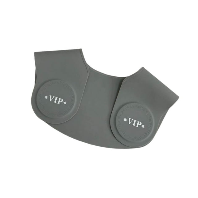 Coussin de Coupe de Cheveux Col Guide de Cheveux Couvre-Col de Barbier Imperméable Professionnel Gris B