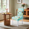 thumbnail image 1 of Easter Chair Covers Stretchable Printed Overall Coverage for Dining Room Table Chairs Holiday Decoration, 1 of 7