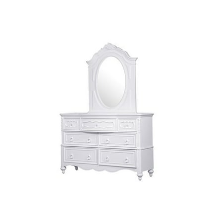 - SweetHeart Youth Dresser with MirrorAVA DRESSER/MIRROR