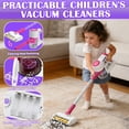 thumbnail image 3 of Leimiao Kids Cleaning Toy Set with Cordless Vacuum，Real Suction & Sound Effects for Pretend Play, Toys for 3+ Girls（pink）, 3 of 7