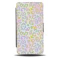thumbnail image 1 of Colourful Pink Pastel Colours Flip Wallet Case Leopard Print Safari Animal AV75,iPhone 15 Pro, 1 of 3