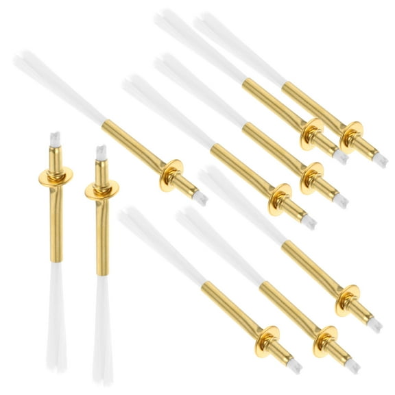 Raindrops 10Pcs Oil Lamp Wick with Holder for DIY Projects and Lighting