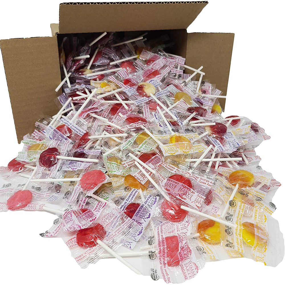 Yummy Earth Organic Fruit Lollipops Assorted Fruits Flavors 5 lb