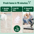 thumbnail image 5 of Sunny & Honey Carpet Deodorizer Powder - Pet Safe Freshener for Carpets, Pet Beds and Car Seats - Lemon Odor Eliminator for Cat Urine and Wet Dog Smells (20 oz), 5 of 10