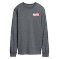 thumbnail image 2 of Marvel - Logo Collage - Men's Long Sleeve Graphic T-Shirt, 2 of 5