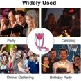 thumbnail image 4 of Pack Of 4 Wine Glass Holders For Hanging Wine Glass Holder For Hanging Cup Holder Festival Wine Glass Holder For Christmas Birthday Wedding (pink), 4 of 5