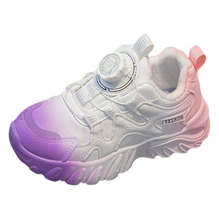 

Rrunsv Baby Sneakers Kids Running Tennis Shoes for Little/Big Boys Girls Sneakers Purple 29
