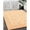 thumbnail image 3 of Ahgly Company Machine Washable Indoor Rectangle Abstract Brown Gold Area Rugs, 8' x 12', 3 of 7