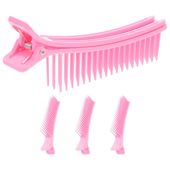 Pretyzoom 4pcs Claw Shape Hair Clips For Hair Styling Use For Home Users And Hairdressers