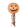 thumbnail image 1 of Linterna colgante de calabaza de papel para Halloween, diámetro 40 cm, decoración de fiesta con luces terroríficas, 1 of 9