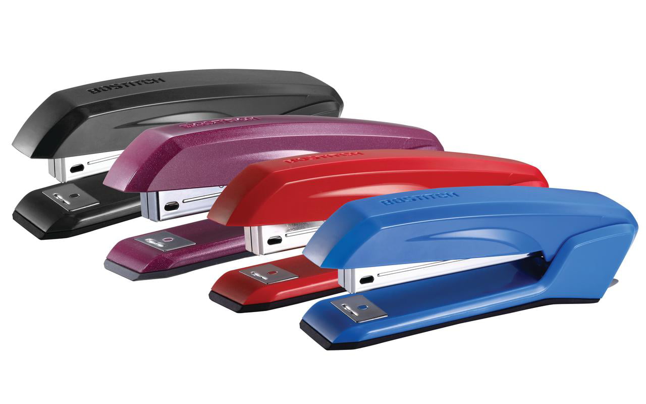 Assorted, 12 Sheets Capacity X-acto Squeeze Stand Up Clamshell Stapler 