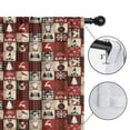 thumbnail image 4 of Blackout Kids Curtains,Red Christmas Collage Pattern Childrens Insulated Curtains Set Of 2,Bedroom Essentials,Toddler Room Decor 42"x84", 4 of 5