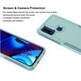 thumbnail image 3 of For Moto G Pure / G Power 2022 Case, 2 in 1 Heavy Duty Armor Shockproof Cases,Hisdou Hybrid Dual Layer Rubber Drop Protection Grip Plastic Bumper Sturdy Phone Cover for Moto G Power -Mint Green, 3 of 6