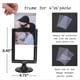 thumbnail image 2 of Double Sided Standing Picture Frames 4 x 6 Inch Pedestal Photo Frame, 2 of 5