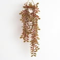 thumbnail image 3 of Gerich Artificial Hanging Greenery Plants Fake Ivy Vine Wall Basket Decor,Silk Fake Ivy Leaves Hanging for Outdoor Indoor,Red, 3 of 11