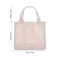 thumbnail image 3 of Chidian Crochet Beach Bag Woven Shoulder Bag Mesh Beach Bag Crochet Tote Bag Womens Shoulder Bags Crochet Bag, 3 of 8