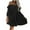 Black, variant on Herrnalise Women’s Dresses Summer 2024 Fashion Casual Solid 3/4 Sleeve OneRuffle Shoulder Mini Dress S-2XL
