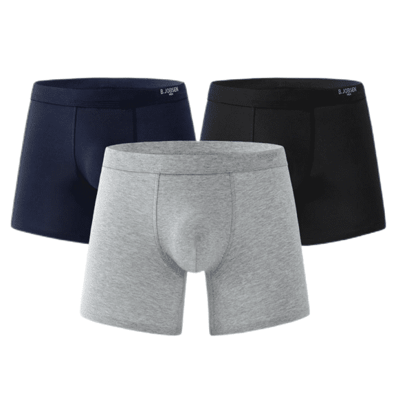 LYMAYTER Men's Underwear Breathable Boxer Briefs Quick-Dry Stretch Fabric Underwear for L-3XL