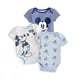 thumbnail image 1 of Peleles para bebé recién nacido de Mickey Mouse, mono para bebé, ropa infantil, monos de verano para bebé, 3 uds., 1 of 5
