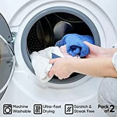 Large Microfiber Cleaning Cloth for Floor-20”x30” Cuban Mop Cloths- Miracle Squeegee Towels for Washing Floors and Other Surfaces Home and Commercial Use, Scratch and Lint-Free, 2 Pack