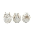 thumbnail image 1 of Sagebrook Home S/3 Resin Decorative Birds 6",Cream, 1 of 1