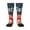 1 Black, variant on Cute Christmas Gnomes (2) Print Thigh High Socks Extra Long Stretchy Sock Women Over Knee High Opaque Stocking Daily Wear