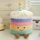 thumbnail image 2 of Muñeca de peluche con dibujos animados para tartas, arcoíris, cumpleaños, 22 cm, 2 of 2