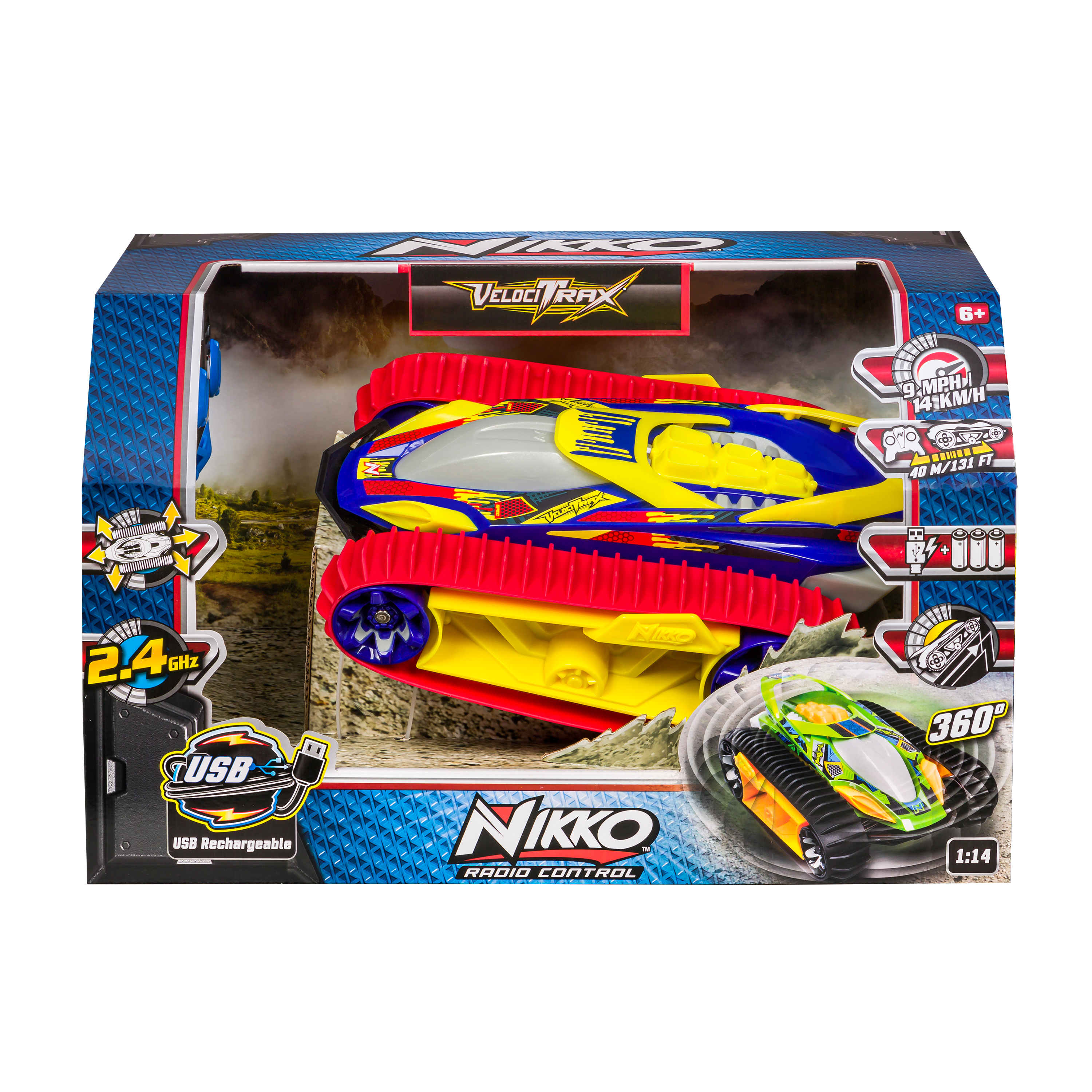 Free Shipping! Nikko RC VelociTrax 2022 Rally Red Remote Control