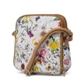 thumbnail image 2 of Bandolera MultiSac Vienna de piel vegana con estampado floral y avellana, 2 of 6