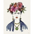 thumbnail image 2 of Tavoletti, Anne 12x14 Gold Ornate Wood Framed with Double Matting Museum Art Print Titled - Frida Portrait I, 2 of 4