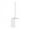 White, variant on Boovnll Deluxe Toilet Brush with Stainless Steel Toilet Bowl Brush Modern and Compact Toilet Cleaner Brush Long Handle Bristles for Bathroom Cleaning, Toilet Brush, Toilet Bowl Brush