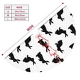 thumbnail image 3 of Sikiie Black Rabbit 30-48 inches {designName} Print Christmas Tree Skirt Snowman Xmas Tree Skirt with Edge Christmas Decorations for Holiday Party30", 3 of 7