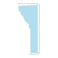 thumbnail image 6 of Ekena Millwork 47" Bottom Width x 50 1/2" Top Width x 6"H x 1"P Traditional Crosshead w/ Deco Keystone, 6 of 24