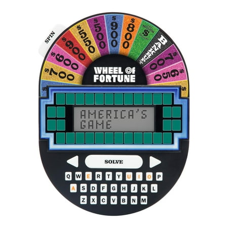 Educational Insights Wheel of Fortune Electronic Handheld Game, Portable Memory Game Ages 8+