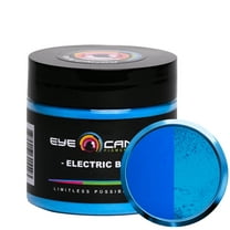 Eye Candy Mica Powder - Neon Pigment - Colorant for Epoxy - Resin - Woodworking - Soap Molds - Candle Making - Slime - Bath Bombs - Nail Polish - Cosmetic Grade - Non-Toxic (Electric Blue, 25 Grams)