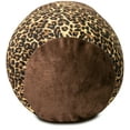 thumbnail image 4 of Mooshi Squishy Microbead Body Pillow - Hypoallergenic Bean Bag Pillow - Fun Bubbly Colors - Body Pillow, Leopard, 4 of 7