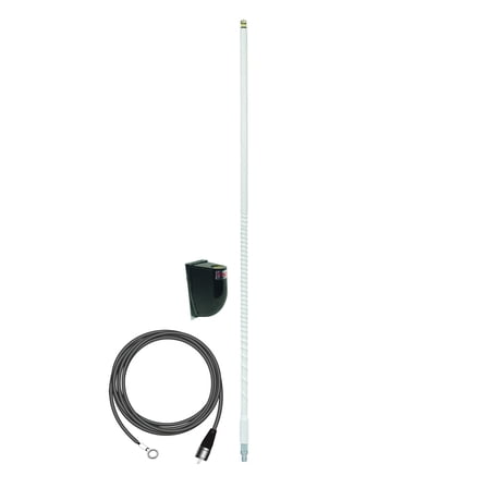 Firestik LG3M2W 3' [92cm] Single Side Mount Lightweight "ngp" Kit [white]