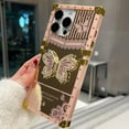 thumbnail image 5 of Glitter Kickstand Case for iPhone 16 Pro Max,Cute Luxury Bling Sparkly Butterfly with Foldable Stand Elegant Mirror Shockproof Protective Case for Women Girls for iPhone 16 Pro Max 6.9", Pink, 5 of 7