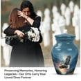 thumbnail image 4 of SABURIAL Eagle Urn - Mini Cremation Urn for Human Ashes Adult Man - Keepsake Burial Urns for Ashes Adult Women - Funeral Urns - 3 Inch, 4 of 7