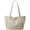 Beige, variant on Kukuzhu Canvas Shoulder Bag Women Soft Designer Tote Bag Casual Large Shopping Handbag Purse