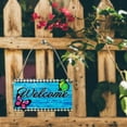 thumbnail image 5 of Yeetfub Clearance Welcome Home Decorations Yard Art Fence Decorations Outdoor Metal Wall Art Hanging for Indoor Outdoor Living Room Patio Porch Metal Garden Wall Art, 5 of 5
