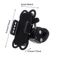 thumbnail image 3 of Soporte para teléfono móvil de silicona con rotación de 360º, correa universal para motocicleta o vehículo, marco para teléfono móvil, soporte de navegación, 3 of 5