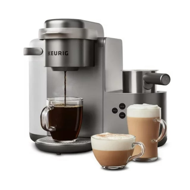 Cafetera Keurig K-Cafe C para latte y cappuccino, níquel